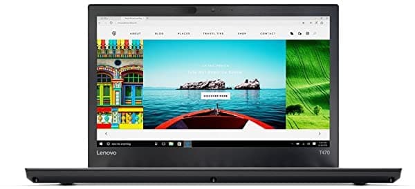 Lenovo Thinkpad T470 Business Laptop Core I7-6600U 512Gb Ssd 16Gb Ram 14" Full Hd Ips Touch Display Teclado Retroiluminado Lector De Huellas Dactilares
