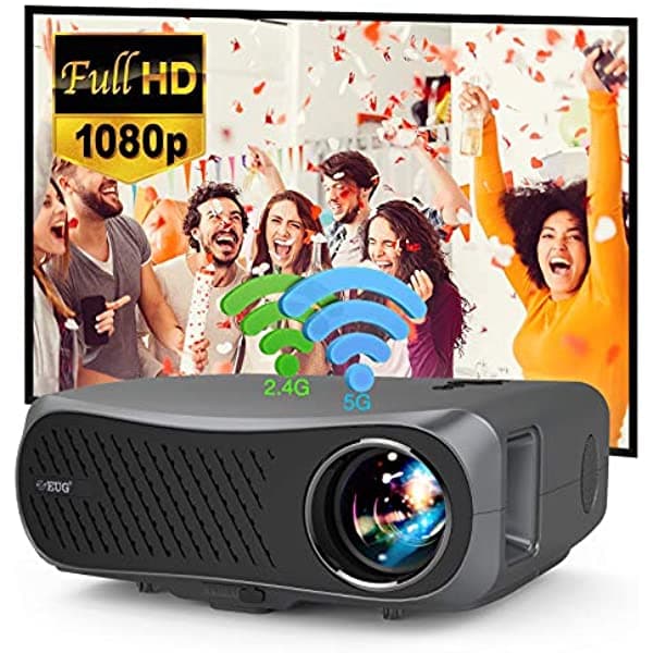 projector-led Wifi Bluetooth ProjectorFull Hd 1080P Proyector Android Support 4K 200”DisplayAuto&4D Keystone Zoom Function Outdoor Home Theater Movie Proyector Con Hdmi Usb Vga Av Tablet Phone Ps5 Dvd Player Pc BT1