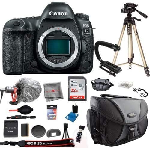 Deals All Year Canon Eos 5D Mark Iv Cámara Cuerpo Starter Bundle 32 Gb Micrófono Bolsa Trípode Ofertas Todo El Año Kit 1483C002