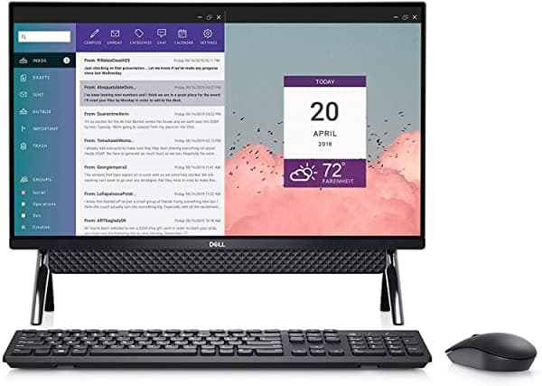 Dell Inspiron 24 Touch All In One 1Tb Ssd 32Gb Ram Extreme (Intel 10Th Gen Procesador con Turbo Boost 4.10Ghz 32 Gb Ram 1 Tb Ssd 24" Touchscreen Fullhd Ips Win 10) Pc Desktop Computadora