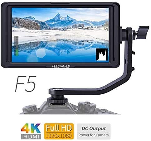 Feelworld F5 5 5" 4K Hdmi Ips 1920X1080 Alta Resolución On-Camera Monitor De Campo Con Histograma Focus Assist False Color Zebra Exposure Check Field Pixel Para Cámara Dslr 611864762494