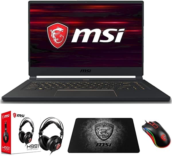 EXCaliberPC Msi Gs65 Stealth-1668 (I7-9750H 32 Gb Ram 1 Tb Nvme Ssd Gtx1660Ti 6 Gb 15.6" Full Hd 144Hz 3Ms Windows 10) Vr Ready Gaming Notebook