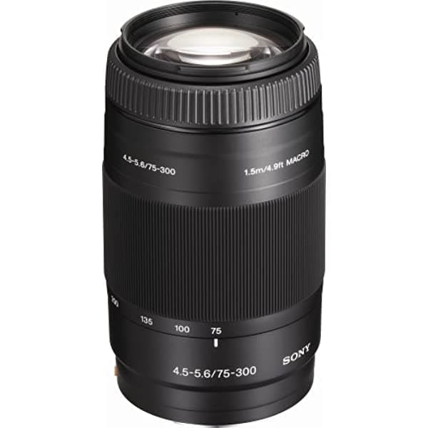 Sony 2.953-11.811 In F/4.5-5.6 Lente De Zoom Súper Compacto Para Sony Alpha Digital Slr Cámara SAL75300