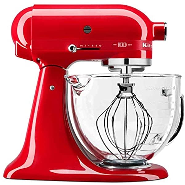 Kitchenaid Ksm180Qhgsd Queen Of Hearts Batidora De Pie 5 Qt Color Rojo Pasión