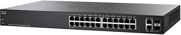 Cisco SG220-26 26 Puertos Gigabit Switch Inteligente, Negro - Modelo SG220-26-K9