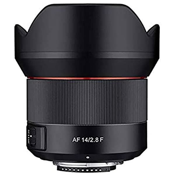 Samyang 14mm f2.8 AF gran angular lente de enfoque automático full frame para Nikon F