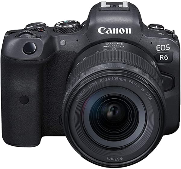 Canon EOS R6 Cámara Mirrorless Full-Frame + Lente RF24-105mm F4-7.1 is STM en Negro (4082C022)