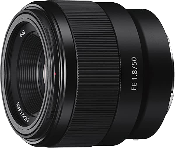 Sony SEL50F18F - Lente Estándar FE 50mm F1.8, Negro