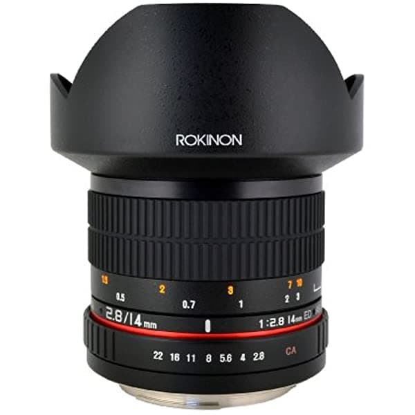 Rokinon Fe14M-S 0.551 In F2.8 Lente Fija Ultra Ancha Para Sony Alpha A Mount (Negro)