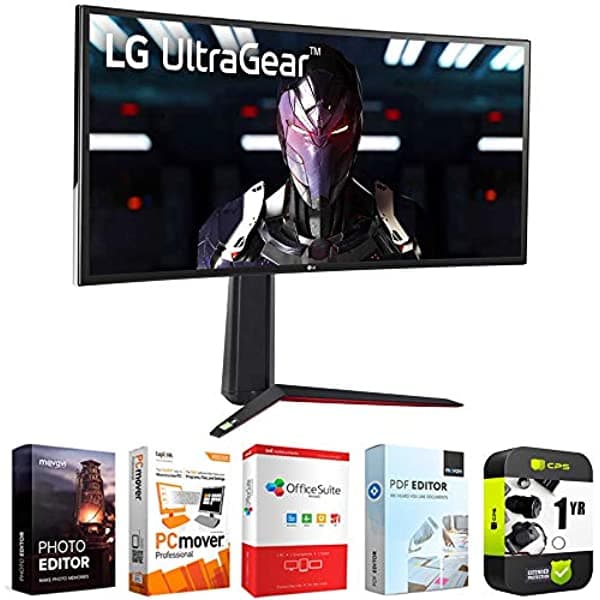 Lg 34Gn850-B Ultragear 34Inch Qhd 3440X1440 219 Curvo Gaming Monitor Bundle Con 1 Year Extended Protection Plan & Elite Suite 18 Standard Editing Software Bundle. Número De Años 1 Año(S) E9LG34GN850B