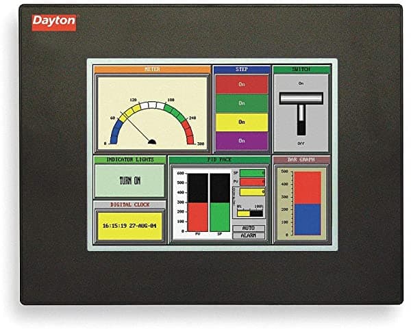 Dayton Panel Táctil Gráfico Tft A Color De 1059 Pulgadas 640 X 480 Píxeles 512 Kb Sistema Ram - Pack De 5