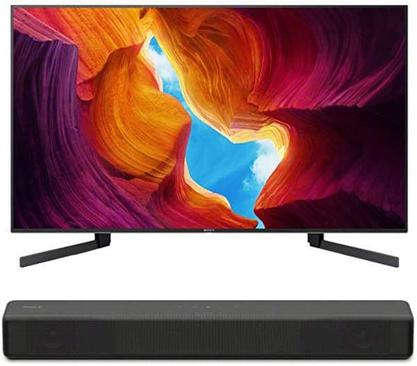 Sony Xbr-49X950H 49" Full Array Led 4K Ultra Hd Hdr Android Smart Tv Con Barra De Sonido De 2.1 Canales Ht-S200F Con Subwoofer Integrado (2 Artículos)