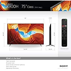 Sony - Televisión X900H Ultra Hd Smart Led Tv 4K Con Hdr Y Compatible Con Alexa - Modelo 2020 XBR75X900H