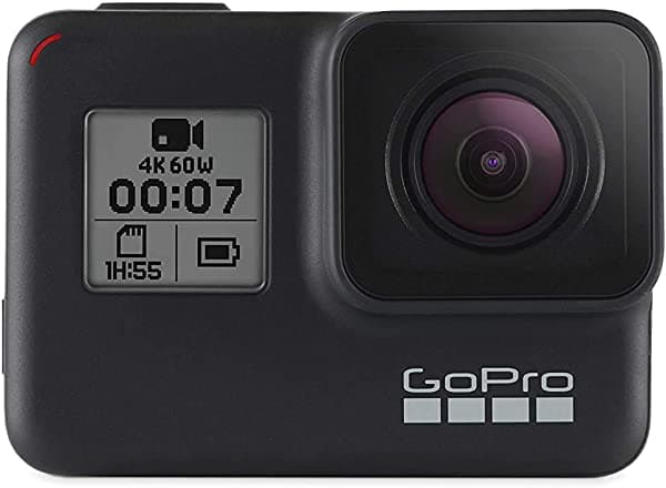 Gopro Hero7 Black - Cámara De Acción Digital Impermeable Con Pantalla Táctil 4K Hd Video 12 Mp Fotos Reproducción En Línea Estabilización CHDHX-701