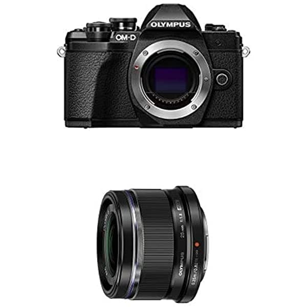 Olympus Om-D E-M10 Mark Iii Cuerpo De La Cámara (Negro) Wi-Fi Habilitado Vídeo 4K Con Lente De 0.984 In