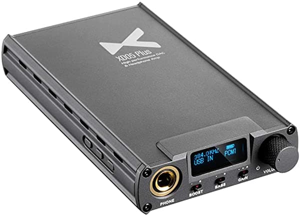 Linsoul Xduoo Xd-05 Plus - Amplificador Portátil De Audio Dac De Amplificador Doble Intercambiable 32 Bit/384 Khz Hifi Portátil Dsd Negro