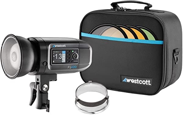 Westcott Fj400 Strobe 400Ws Con Ac/Dc Bateria 400Ws Ttl Hss Ac/Dc Potenciados 480+ Full Power Flashes (Us/Ca Plug) 4700