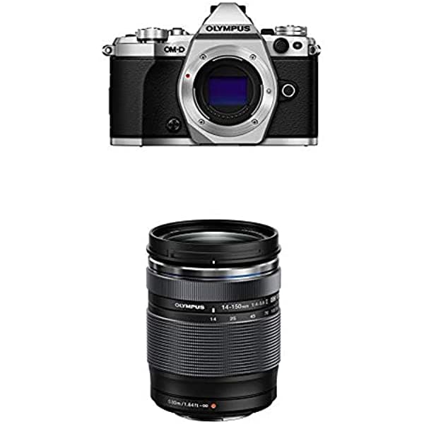 Olympus Om-D E-M5 Mark Ii Plata Con Lente Digital Ed 0.551-5.906 In F4.0-5.6 Ii Para Cámaras Micro Cuatro Tercios