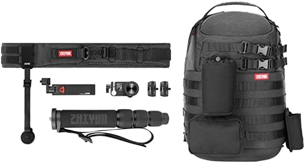 ZhiyunTech Zhiyun Weebill Lab Master Kit De Accesorios Incluye Bolsa Multifuncional Gimbal Controlador De Zooma/Enfoque Servo (Max) Kit De Configuración Rápida Cinturón Multifuncional Mini Monopie Soporte De Teléfono (No Incluye Gimbal) Accessories Kit