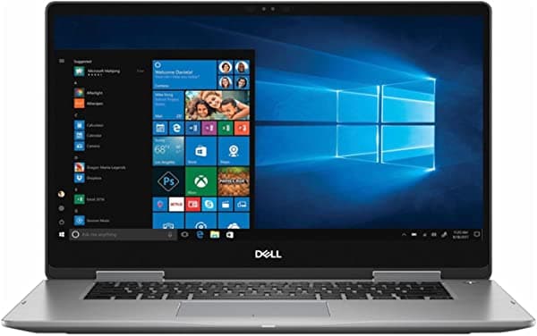 Portátil Dell Inspiron 15 Serie 7000 2 En 1 15.6" Full Hd Touch - 8.ª Generación Intel Core I7-8550U Hasta 4.0 Ghz 16 Gb De Memoria Ddr4 1 Tb Ssd Intel Uhd Graphics 620 Windows 10 Era Gray T8TJG