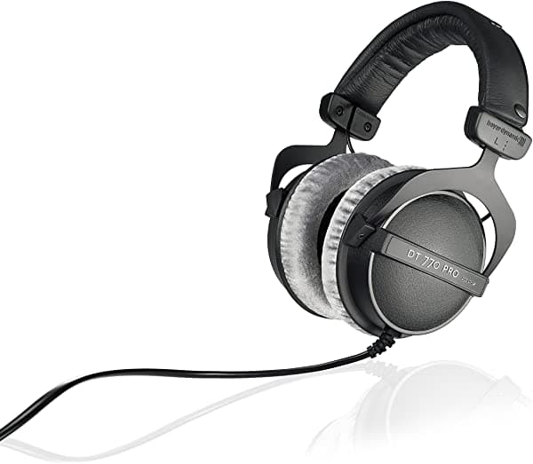 Dt-770-Pro-32 Cerrado Dinámico Para Aplicaciones De Control Y Monitoreo De Auricular Beyerdynamic 32 Ohmios Gris 459046