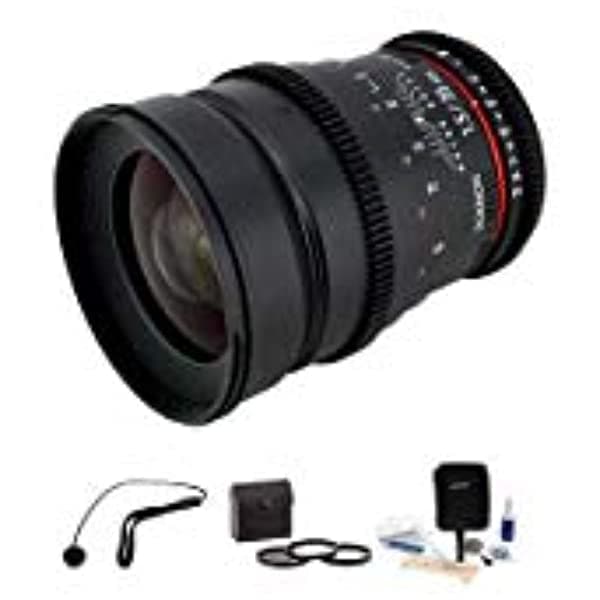 Rokinon - 35 Mm T1.5 Cine Lente Para Canon Ef Bundle # Cv35-C. Especial