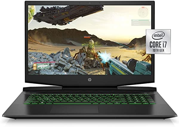 Hp Pavilion Gaming Laptop De 17 Pulgadas Intel Core I7 Nvidia Geforce Gtx 1660 Ti Con Max-Q 16 Gb Ram 256 Gb Ssd Windows 10 Home (17-Cd1030Nr Negro Sombrío)