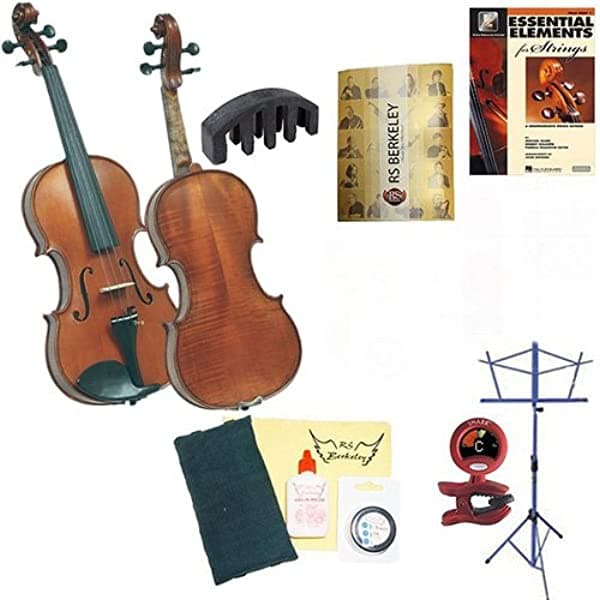 Gigla Violín Europeo 4/4 "Gems 2" con Mega Pack de Accesorios Bonus Gems2-4-4-E