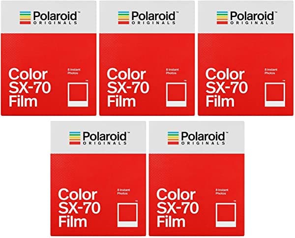 Polaroid Originals Classic Color Instant Film Para Cámaras Sx-70 (40 Exposiciones) (5 Artículos) 4676-POLAROID_K2