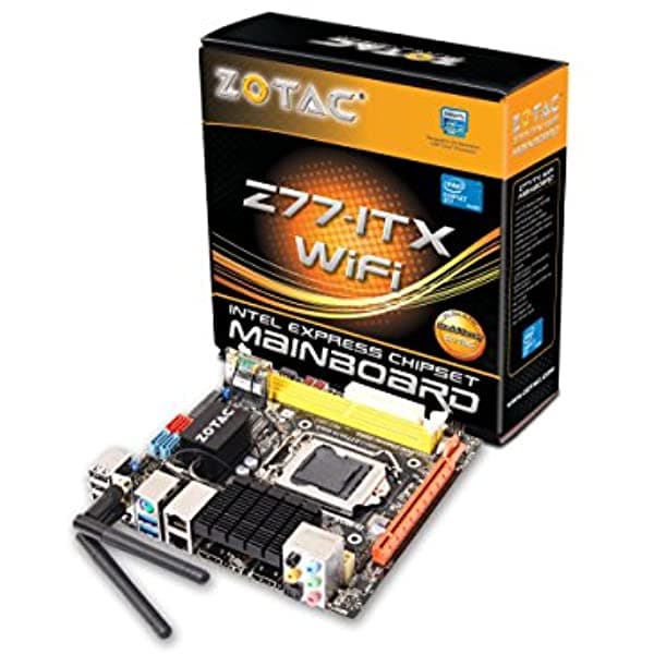 ZOTAC Ecs Lga1155/ Intel Z77/ Ddr3/ Sata3 Y Usb3.0/ A Y V Y 2Gbe/ Mini-Itx Placa Base Z77Itx-A-E