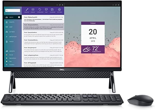 Dell Inspiron 27 7790 Computadora de Escritorio All-in-One Premium 2020, IPS FHD de 27", Intel Quad-Core i5-10210U (supera al i7-7500U), 32GB DDR4, 256GB PCIe SSD, 1TB HDD, Win 10