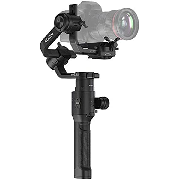 Dji Ronin-S - Estabilizador De Cámara De 3 Ejes Gimbal De Mano Para Cámaras Dslr Sin Espejo De Hasta 8 Libras/7.9 Lbs Carga Útil Para Sony Nikon Canon Panasonic Lumix Negro CP.ZM.00000103.02