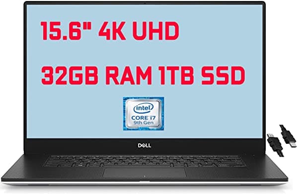 Dell XPS 15 7590 Notebook Insignia de 15.6" 4K UHD OLED, Intel Hexa-Core i7-9750H 9na Gen, 32GB DDR4, 1TB PCIe SSD, 4GB GTX 1650, Thunderbolt, Retroiluminado, FP, MaxxAudio, Win 10 Pro + Mouse Inalámbrico iCarp