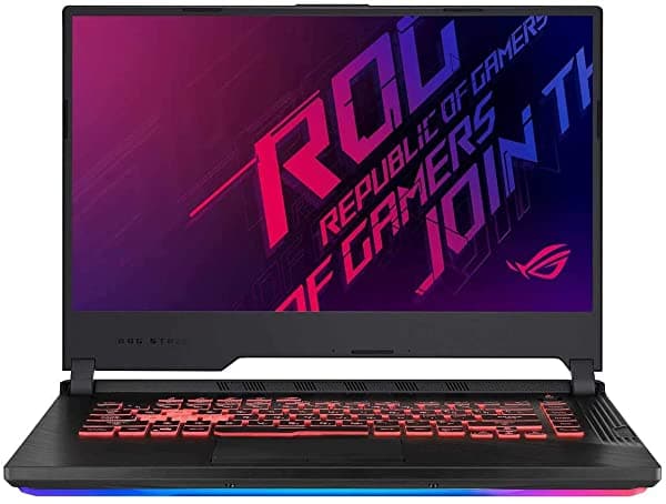 Asus Rog Strix G 15.6" Fhd Led Gaming Laptop Notebook Intel 6-Core I7-9750H 8Gb Ddr4 Memory 512Gb Ssd Geforce Gtx 1650 Graphics Rgb Backlit Keyboard Hdmi Windows 10 Black + Cue Accessories GL531GT-8GB-512GB