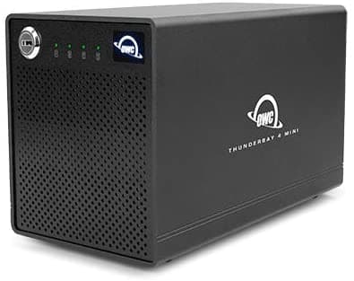 Owc Thunderbay 4 Mini Raid 4 Unidad Externa Con Puertos Thunderbolt3 OWCTB3QMSR08T5