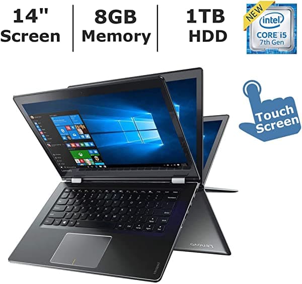 Lenovo Flex 14" Full Hd Touch 2-En-1 Notebook Computadora Pc (Certified Reacondicionado)