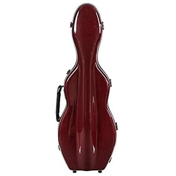Tonareli Vnf1024 - Carcasa De Fibra De Vidrio Para Violín Edición Especial Color Rojo