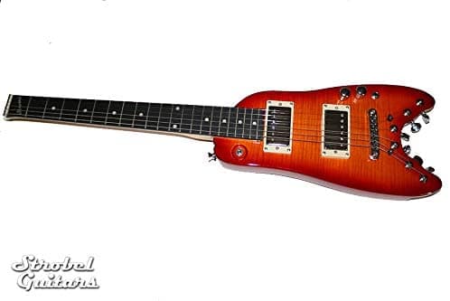 Strobel Rambler Electric Travel Guitarra Cherry Sunburst. Cuello Fácilmente Desmontable.