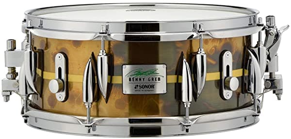 Sonor Benny Greb Signature Snare 13 X 5.75 Pulgadas De Latón SSD13575BGSDB20