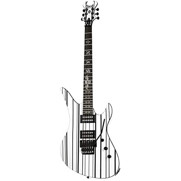 Schecter Synyster Gates Estándar Guitarra Eléctrica Gloss Black White 1746
