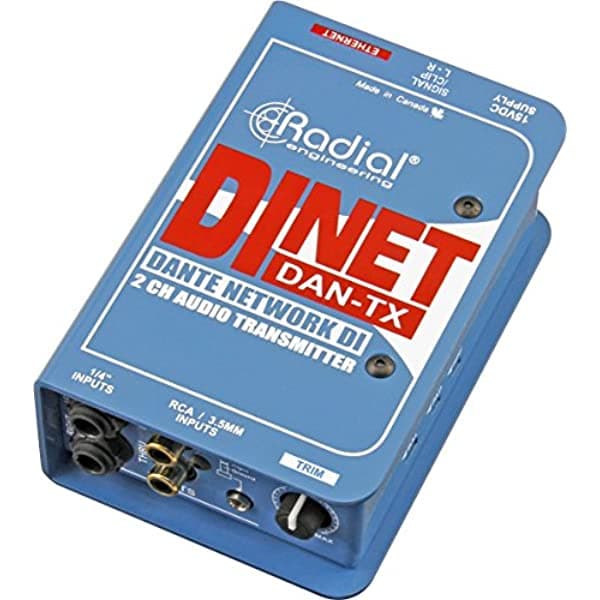 Radial Dinet Dan-Tx 2 Canales Dante Network Transmisor R800 1062