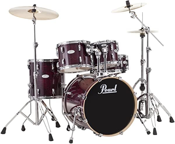 Pearl Vision Maple Lacquer New Fusion Shell Pack - Paquete de Cascos Nueva Fusión con Acabado en Laca (22x18, 10x8, 12x9, 16x16, 14x5.5, (2) TH-900I) VML925SP/C806