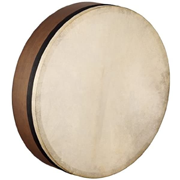 Meinl Percusión 18 Frame Drum Artisan Edition Tar De Caparazón Profundo No Hecho En China Cabeza De Cabra Cabeza Marrón Burl Acabado 2 Años 0 Ae-Fd18T-D