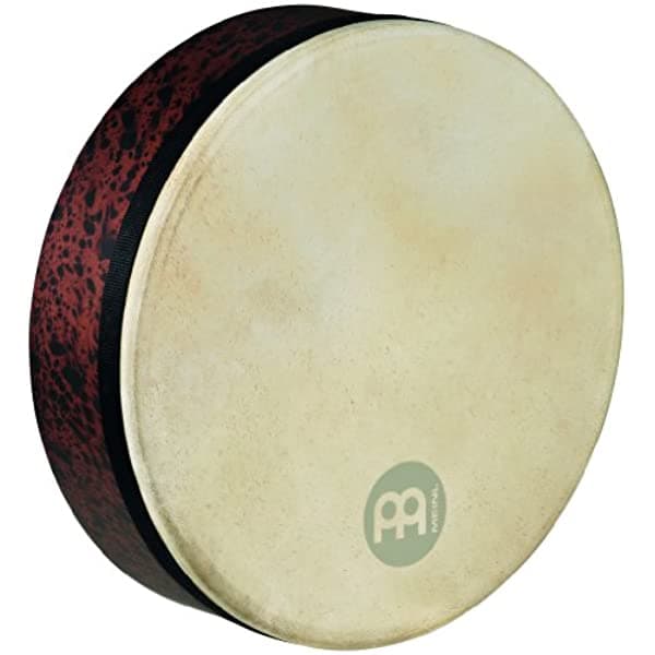 Meinl Percusión 14 Marco De Tambor Profundo Mizhar No Hecho En China Cabra Piel Cabeza Marrón Burl Acabado 2- Año Fd14T-D