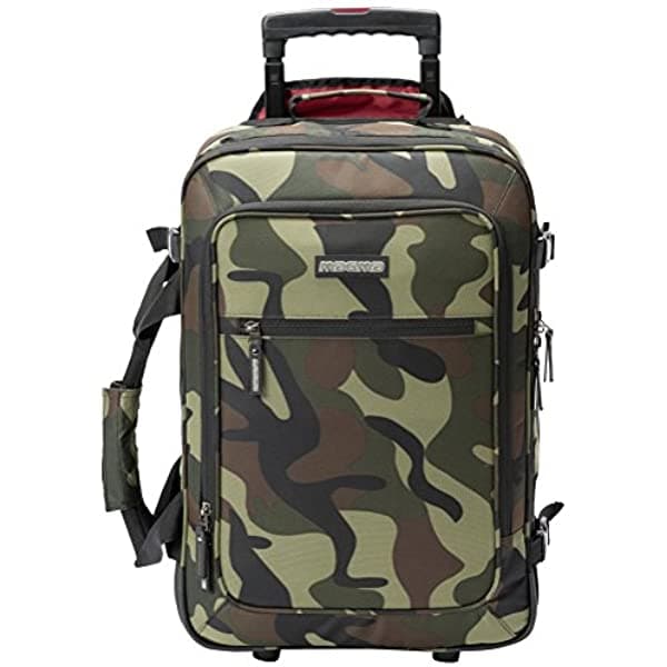 Magma Digi Carry-On Trolley Se Adapta A Dj Mezcadores Y Controlador Camo-Green Red Mga47886