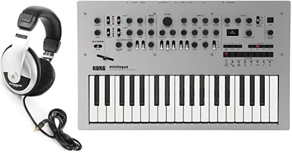 Korg Minilogue Sintetizador Analógico Polifónico con Auriculares Minilogue BUNDLE