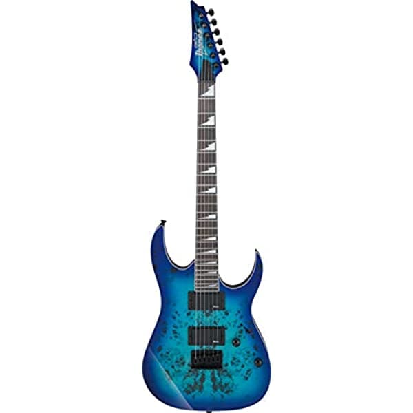 Ibanez GRG - Guitarra Eléctrica de Cuerpo Sólido de 6 Cuerdas para Diestros Aqua Burst (GRGR221PAAQB)