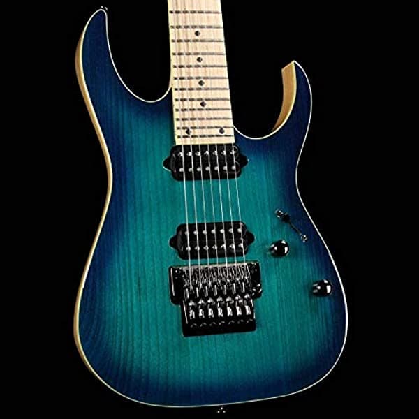 Ibanez Rg752 Prestige Rg Series 7 Cuerdas Guitarra Eléctrica Burn Burst RG752AHMNGB