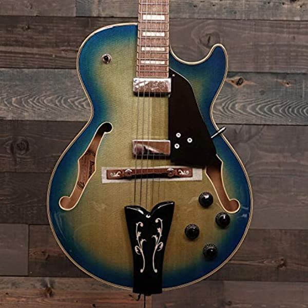 Ibanez Gb10Em George Benson Hollow Body Guitarra Eléctrica Jet Blue Burst