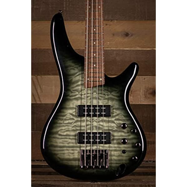 Ibanez Sr Standard Sr400Eqm - Bajo Eléctrico Para Guitarra Diapasón De Jatoba Color Negro SR400EQMSKG
